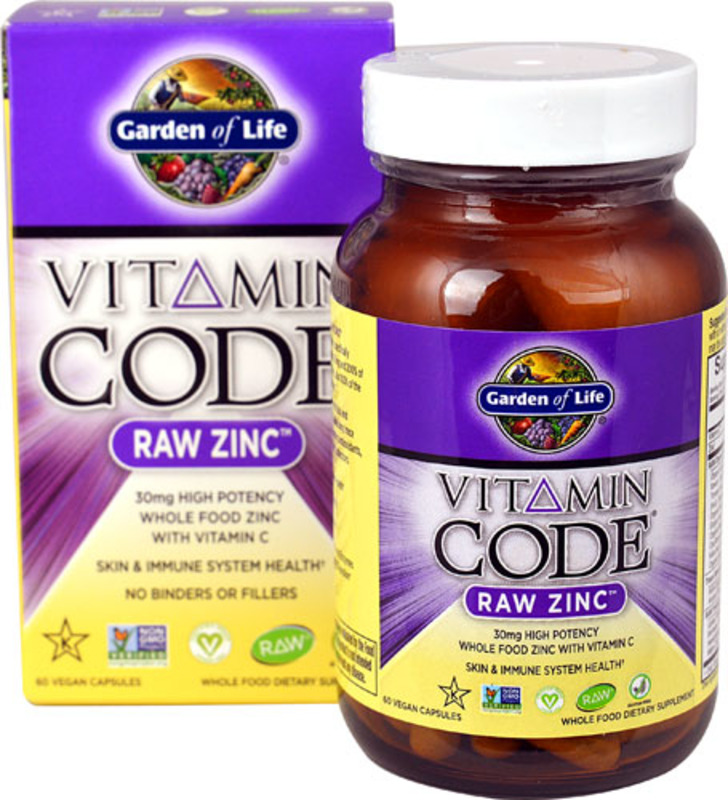 The Garden of Life Vitamin Code® RAW Zinc™ -- 60 Vegan Capsules product image