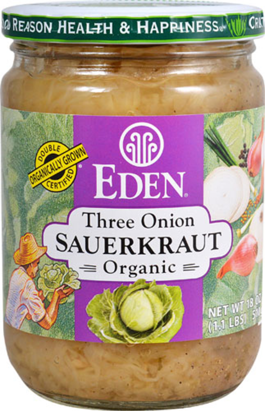 The Eden Foods Organic Sauerkraut Three Onion -- 18 oz product image