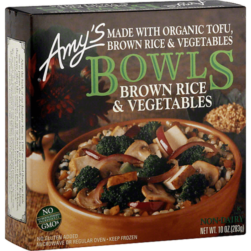 The Amys Bowls Brown Rice & Vegetables product image