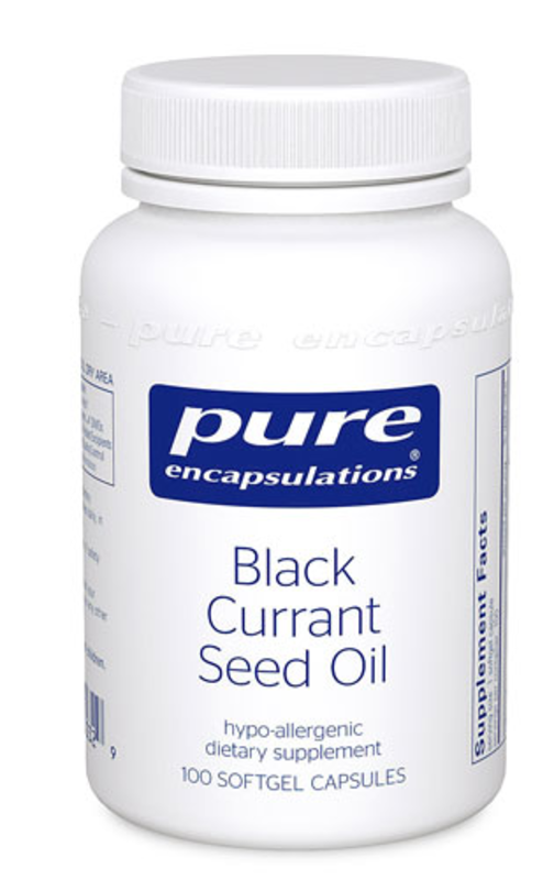 The Pure Encapsulations Black Currant Seed Oil -- 100 Softgel Capsules product image