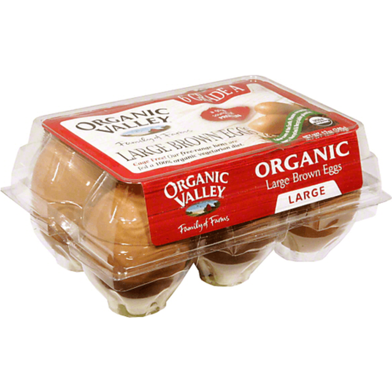 The Organic Valley Eggs, Organic, Free-Range, Large product image
