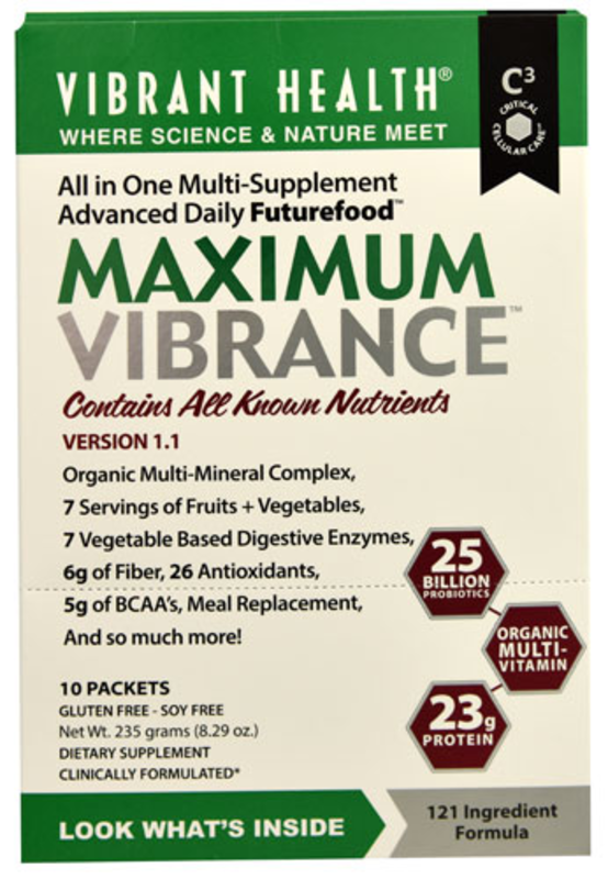 The Vibrant Health Maximum Vibrance™ Unflavored -- 10 Packets product image